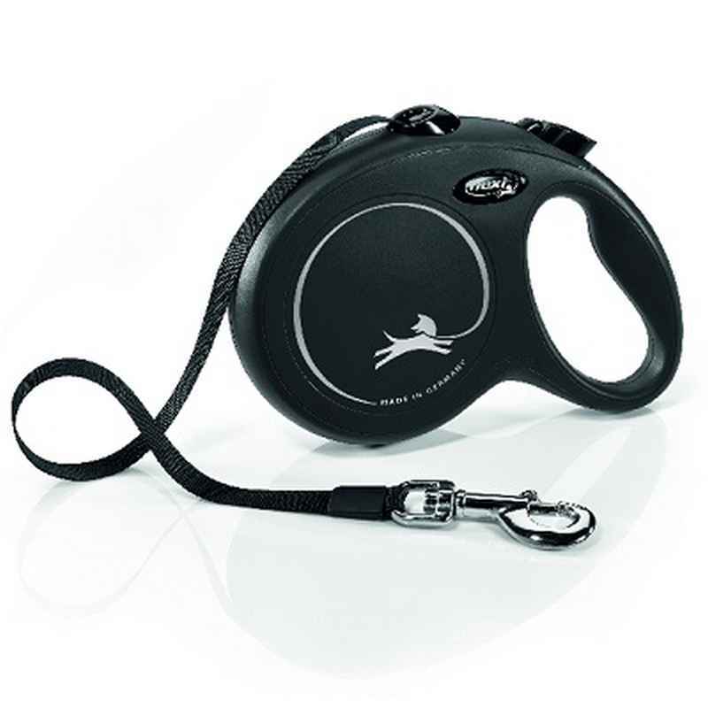 Flexi Classic Tape Lrg New Black 5 m