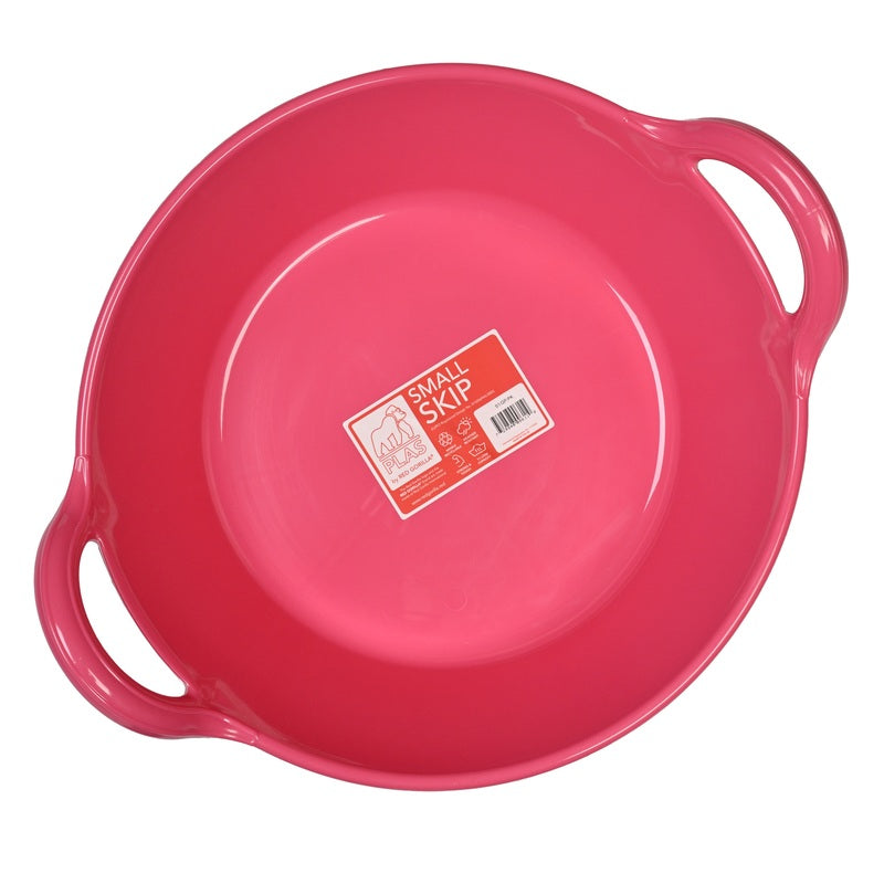 Red Gorilla Plas Skip Small Pink 11 L