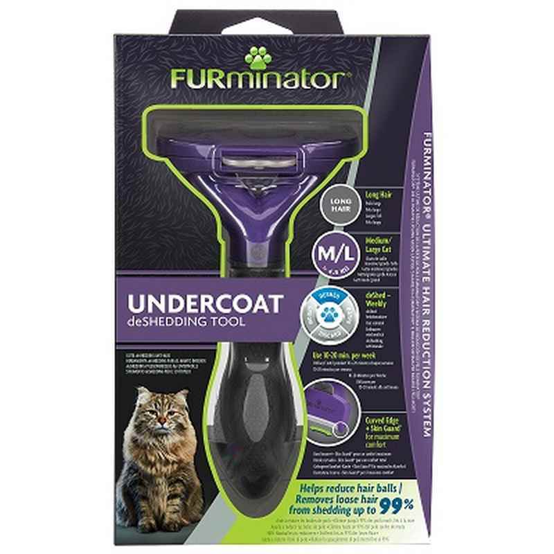 FURminator Undercoat Long Hair M/Lg Cat