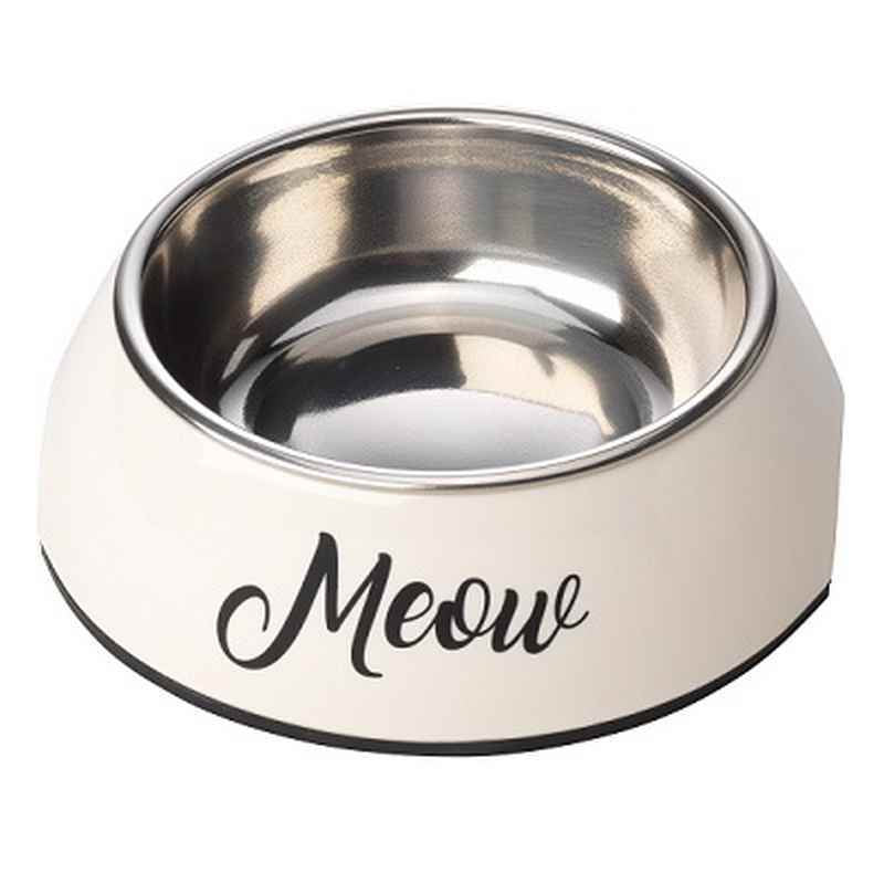 HOP Cream Meow 2 in 1 Cat Bowl