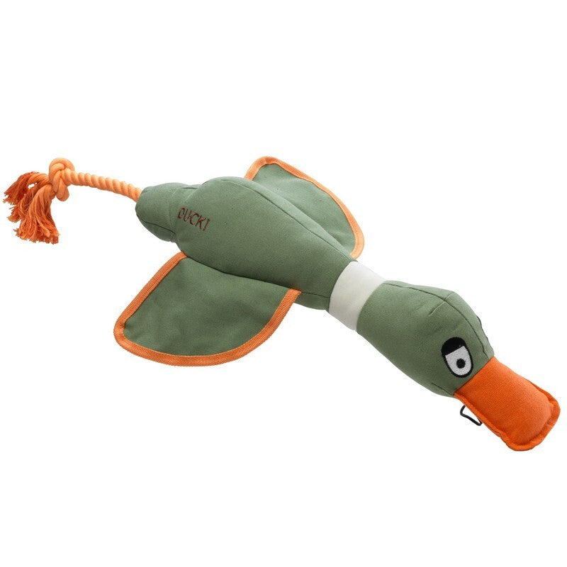 HOP Canvas Duck Thrower Dog Toy Karki XL