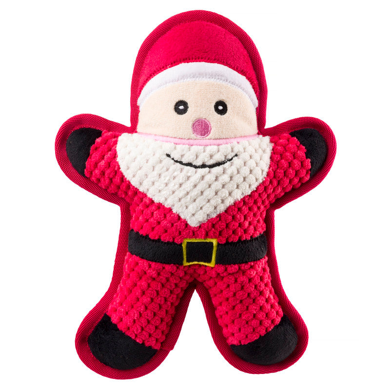 HOP Xmas Tough Santa Dog Toy