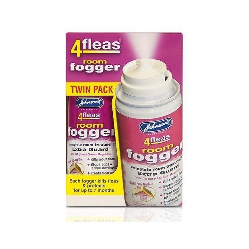 JVP 4Fleas Fogger 100ml (Twin Pack)x3