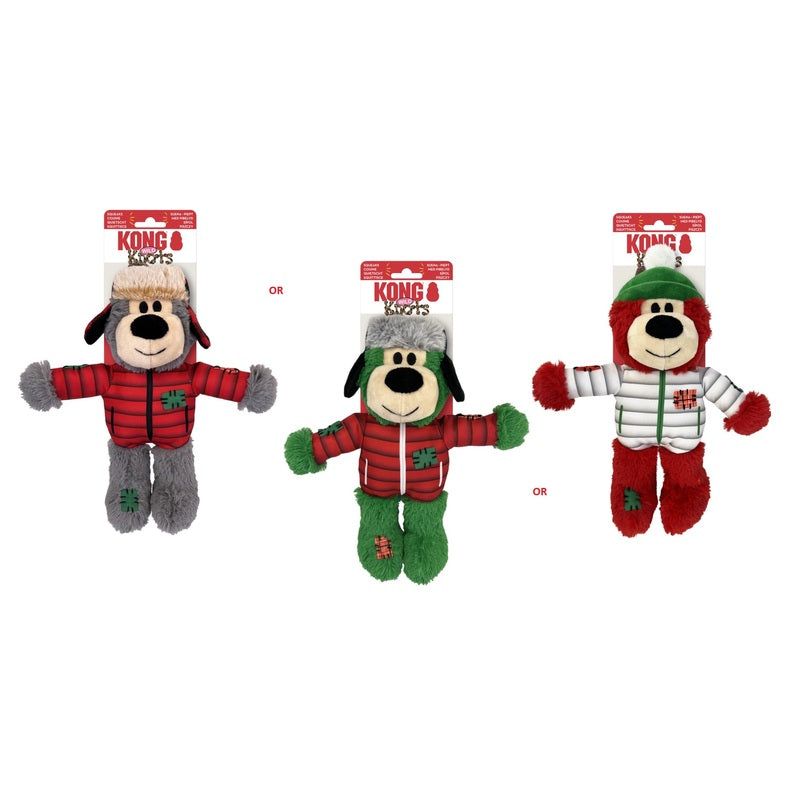 Kong Xmas Wild Knots Bear Assorted L