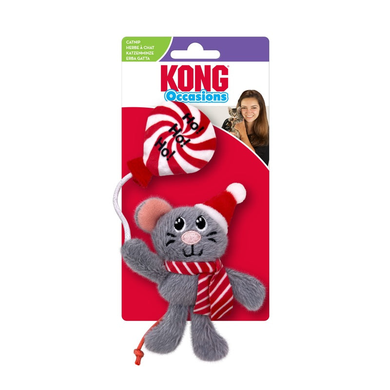 Kong Xmas Cat Occasions Mouse