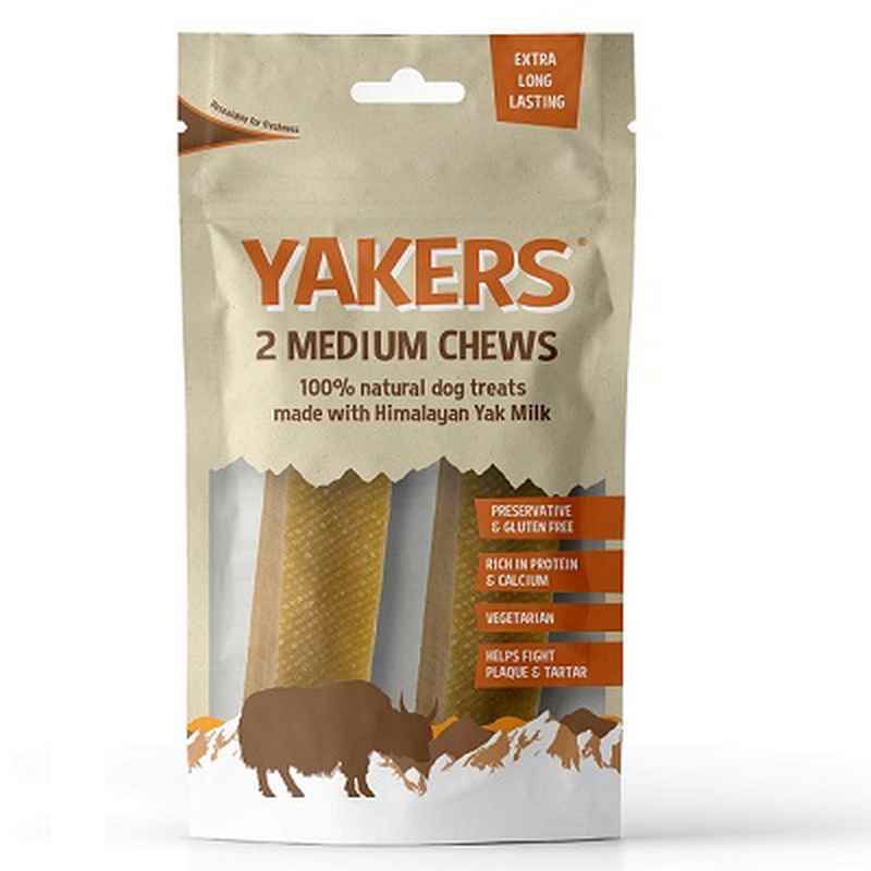 Yakers Dog Chew 2 Pack Medium