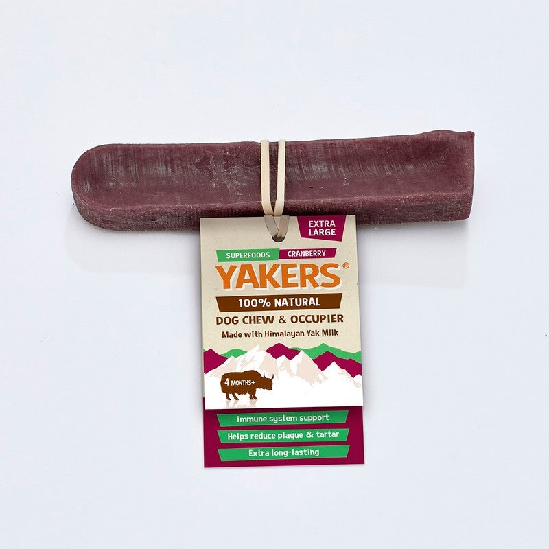 Yakers Cranberry Dog Chew XL