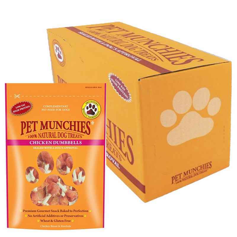 Pet Munchies Chicken Dumbbells 80gx8