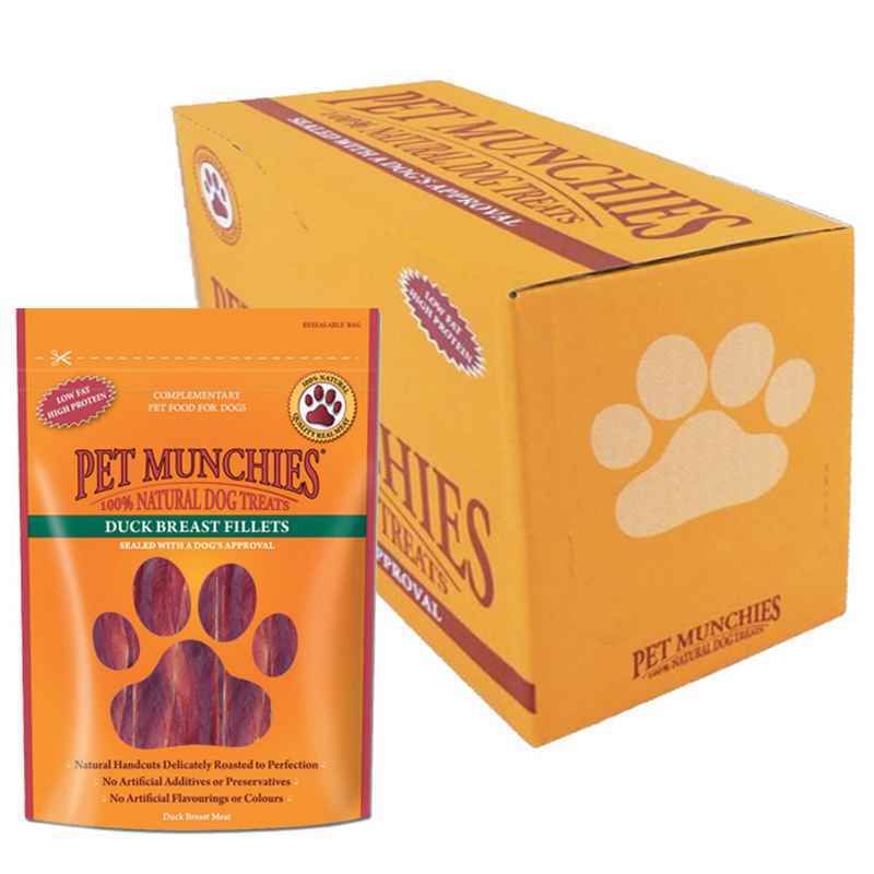 Pet Munchies Dog Treat Duck Fillet 80gx8
