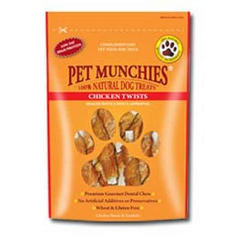 Pet Munchies Natural Chicken Twists80gx8