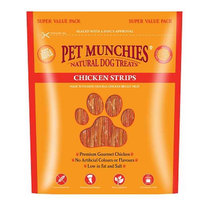 Pet Munchies Dog Treat Ckn Strips 320gx3
