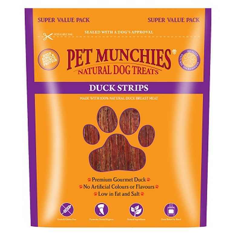 Pet Munchies Dog Treat Dck Strips 320gx3