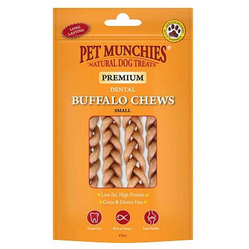 Pet Munchies Buffalo Chew Sml 4pk55gx8