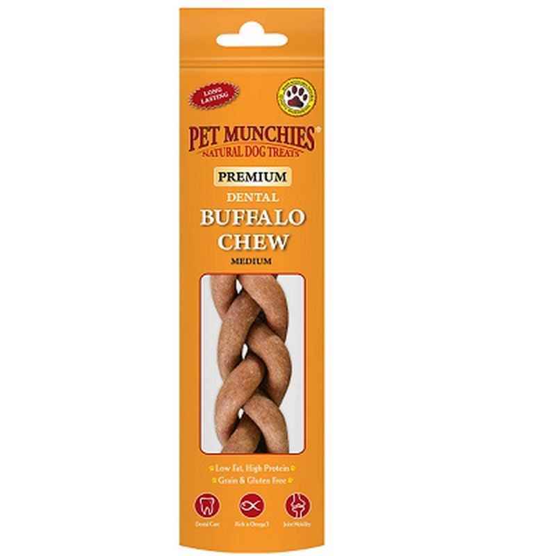 Pet Munchies Buffalo Chew Med 55gx8