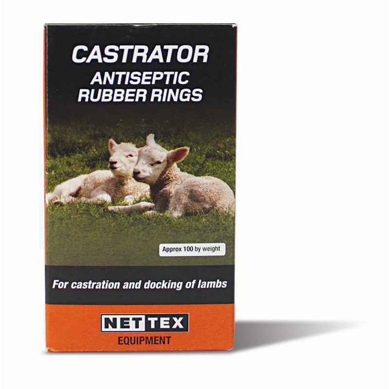 Net-Tex Lamb Castration Rings 100 Box