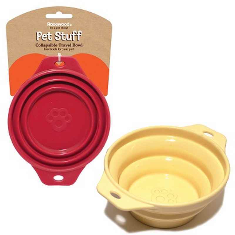 Rosewood Pet Stuff Travel Bowl