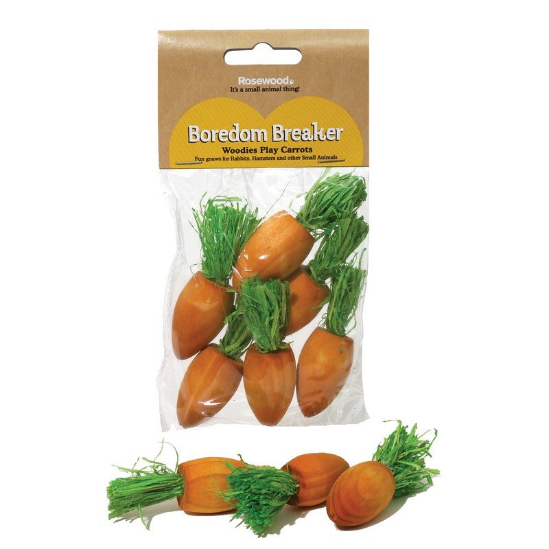 Boredom Break Woodies Play Carrot 6pc x6