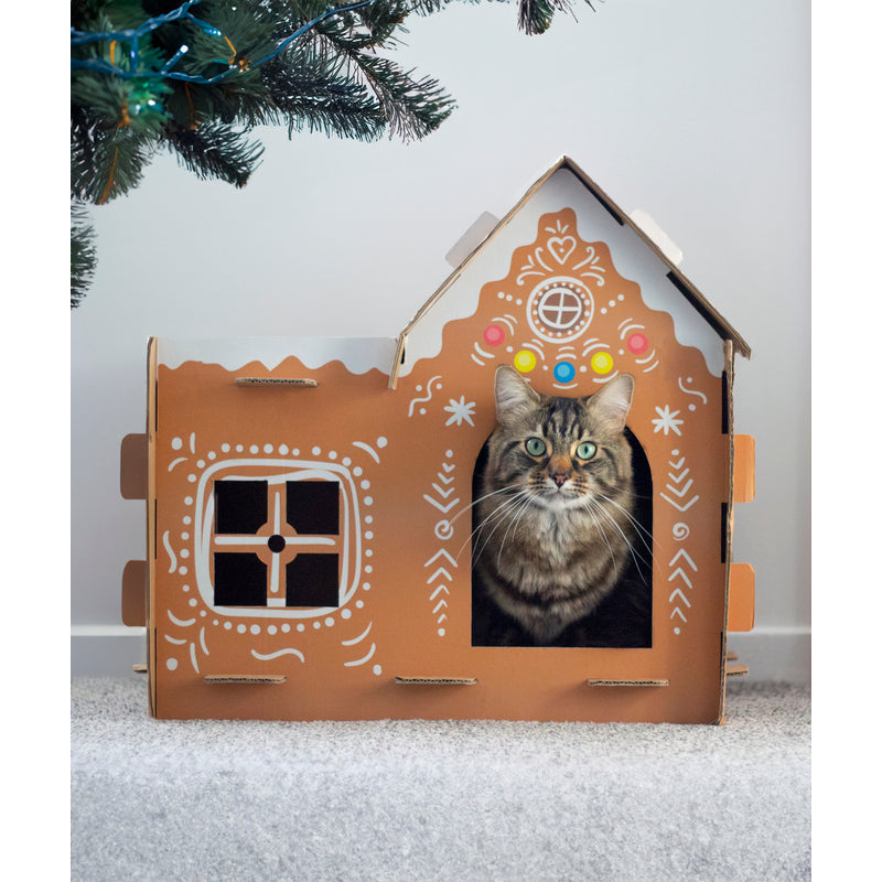 Xmas Cat BYO House Scratcher