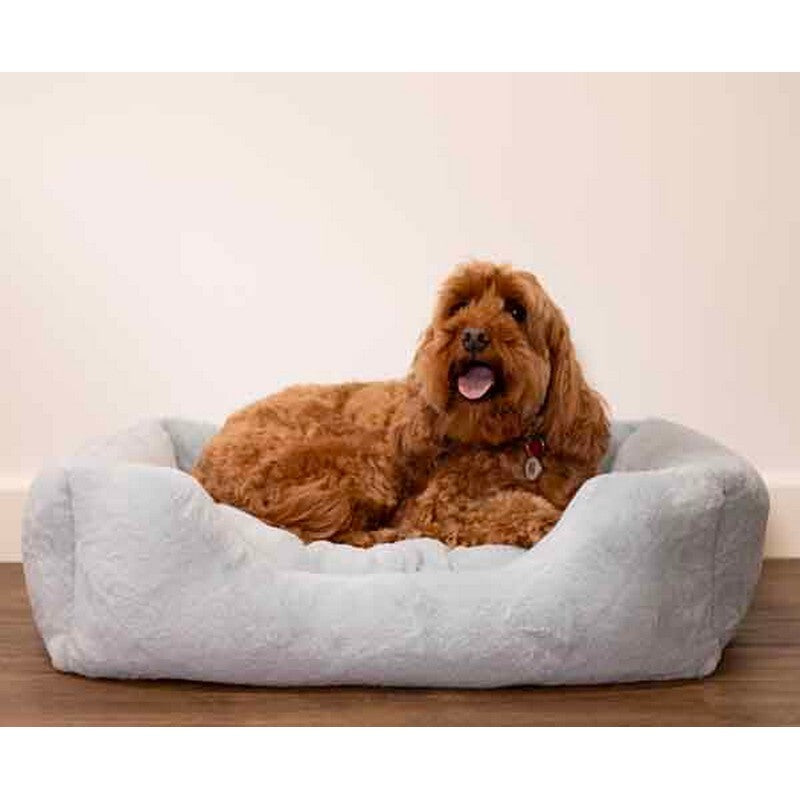 Rosewood 40 Winks Fur Blue Box Bed Med