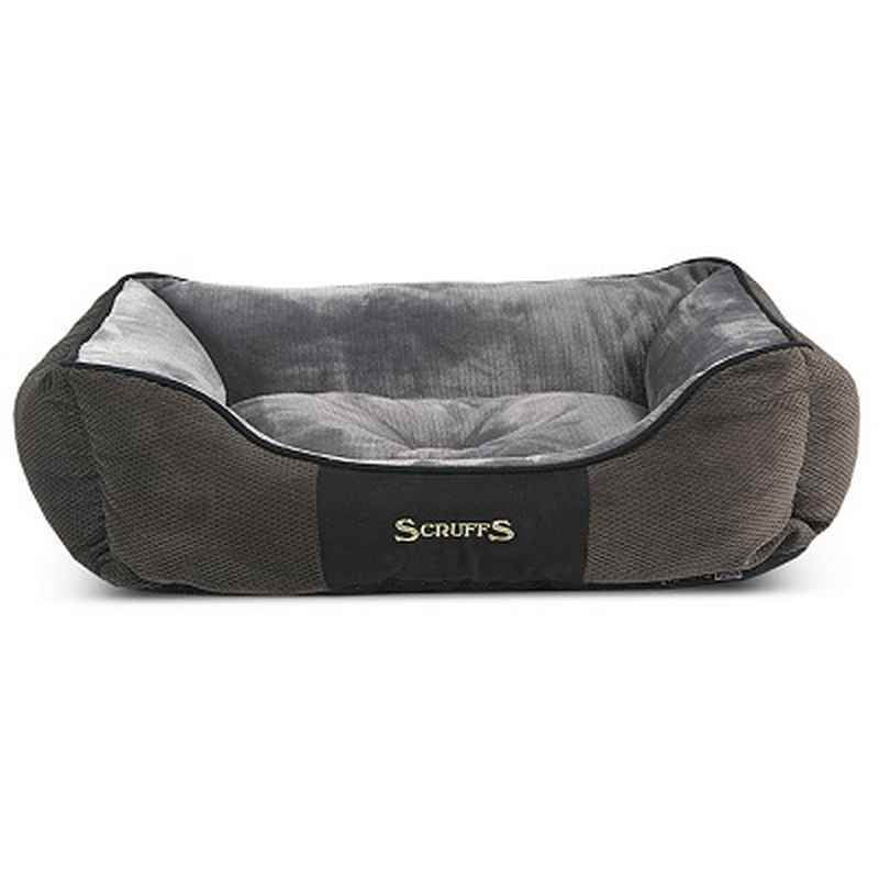 Scruffs Chester Box Bed Grey 90x70cm XL