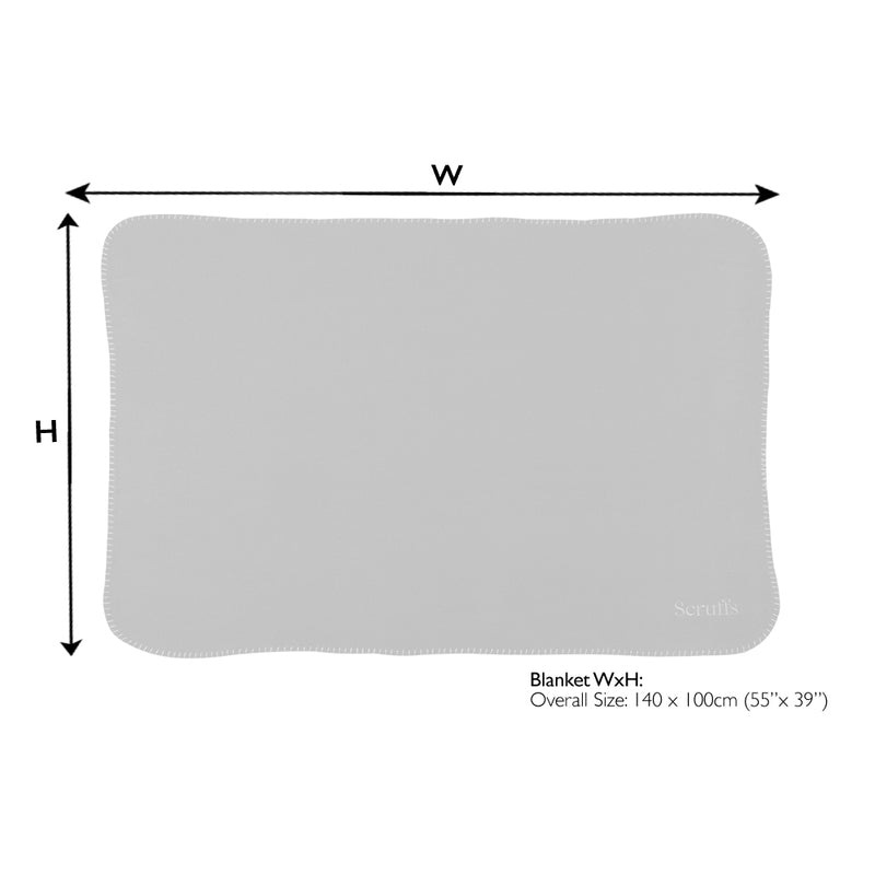 Scruffs Expedit Blanket Grey 140x100cm