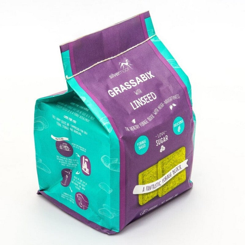 Silvermoor Grassabix with Linseed 1kgx2