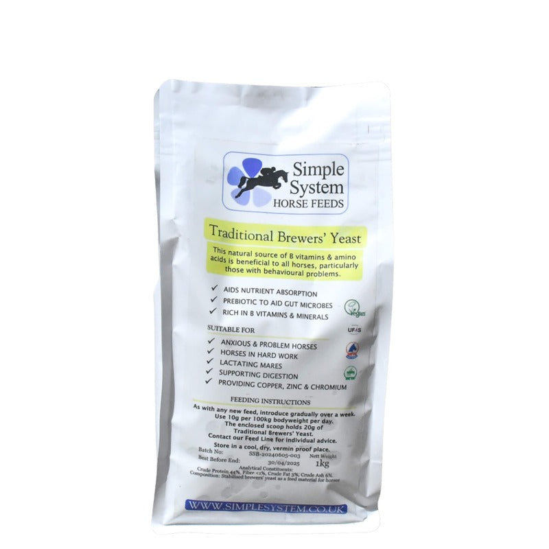 Simple System Trad Brewers Yeast 1kg