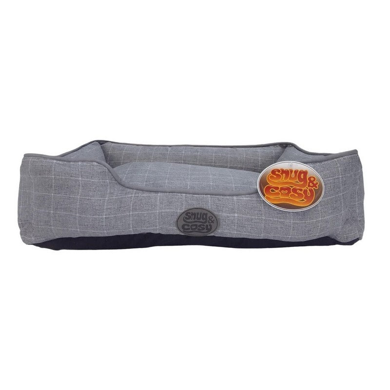 Snug&Cosy Gry Square Check Rectangle 42i