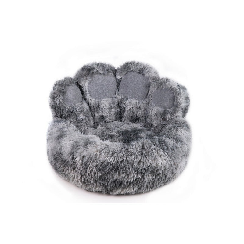 Snug&Cosy Anti Anxiety Paw Donut Grey L