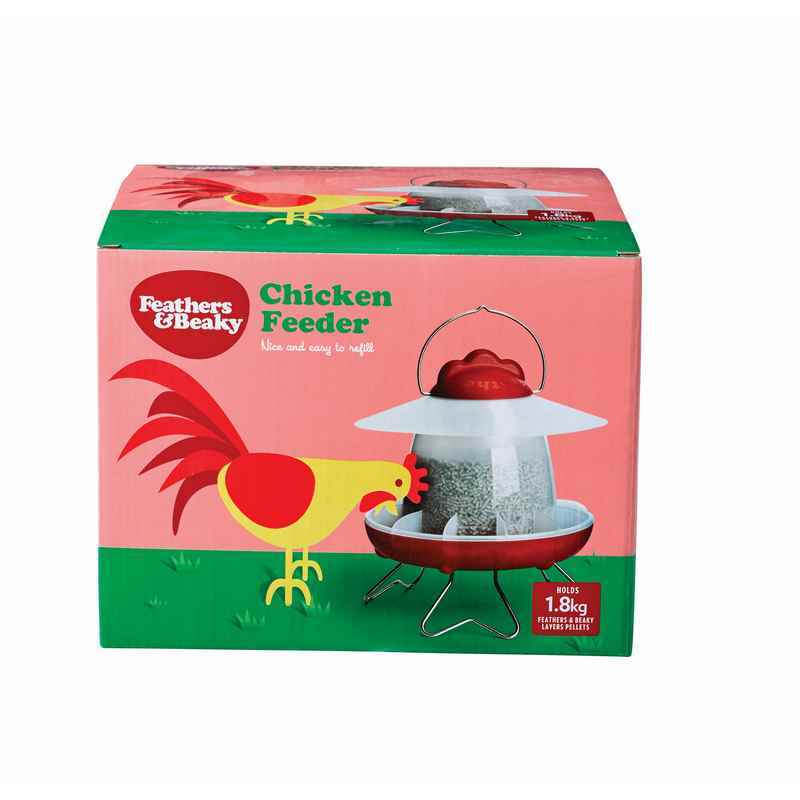 Feathers & Beaky Chicken Feeder