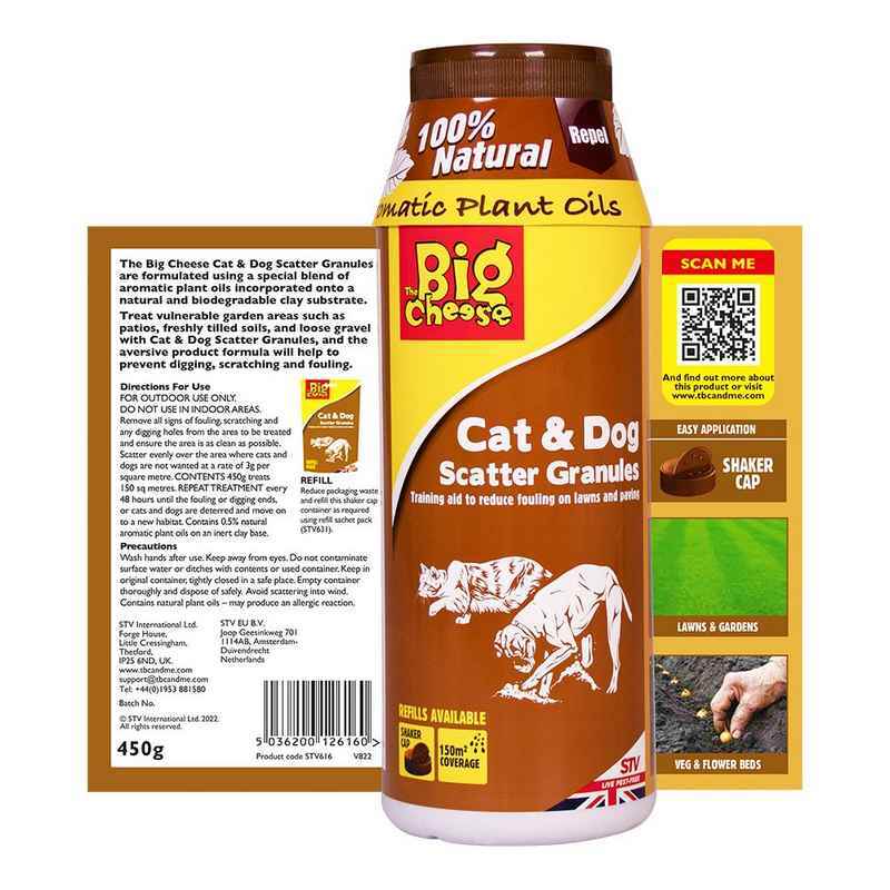 Big Cheese Cat&Dog Scatter Granules 450g