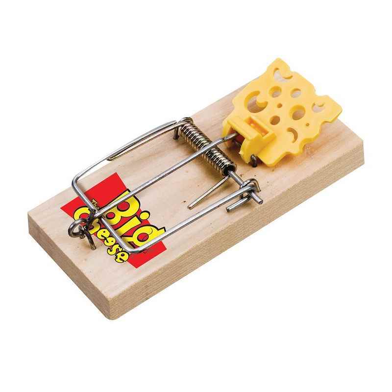 Big Cheese Wooden Mouse Trap Twinpack