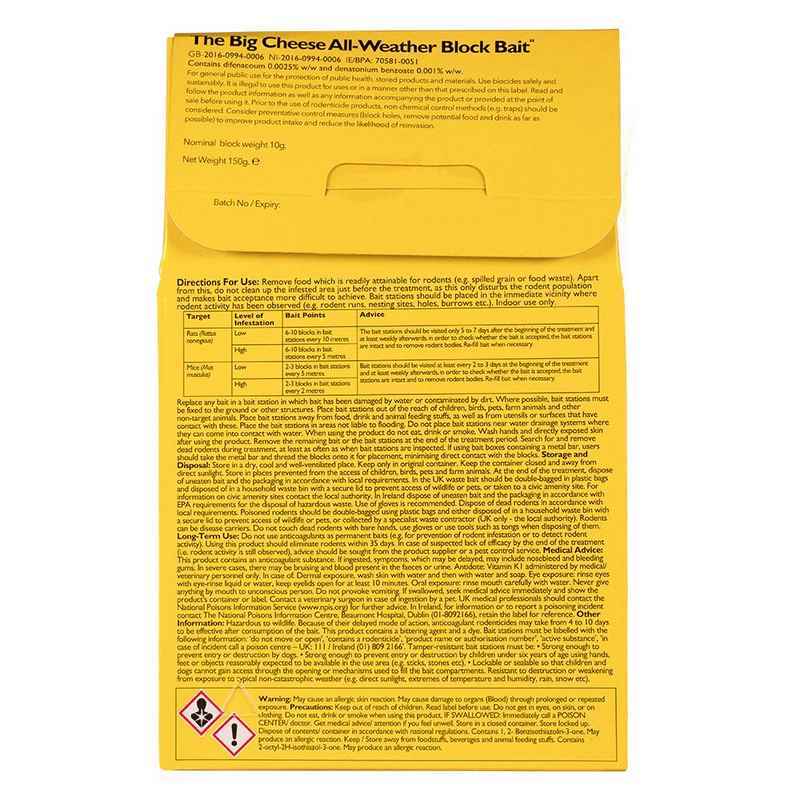 Big Cheese All Weather Bait2 Block15x10g