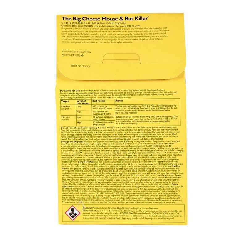 Big Cheese Mouse & Rat Killer2 Pasta x15