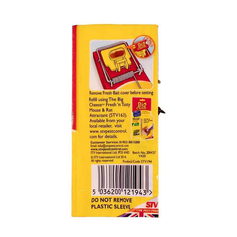 Big Cheese Fresh Baited Mouse Trap