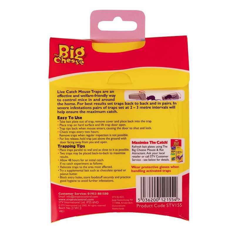Big Cheese Live Catch Mouse Trap