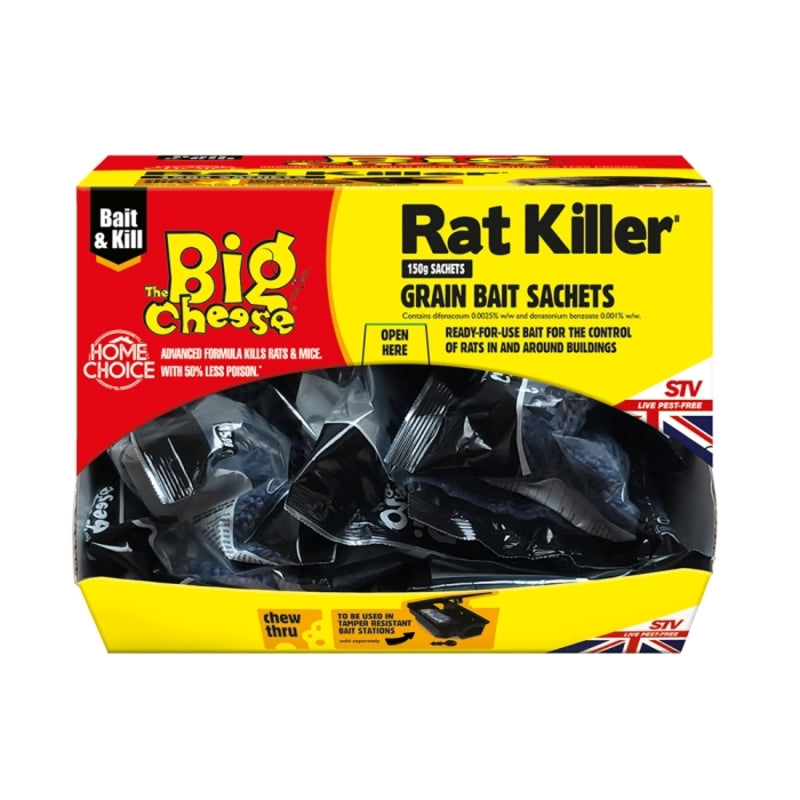 Big Cheese Rat Killer2 Grain Bait Blue