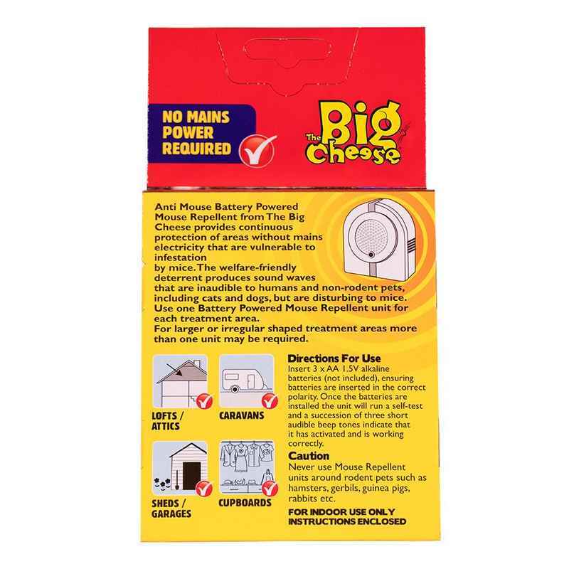 Big Cheese Anti Mouse Mini-Sonic Battery