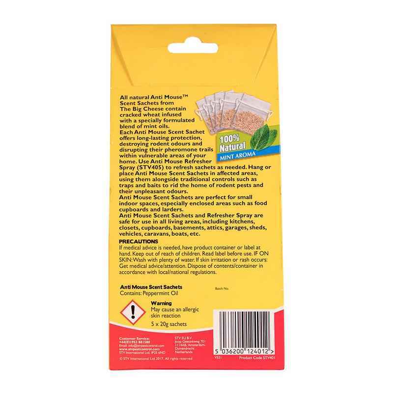 Big Cheese Anti Mouse Scent Sachets x5
