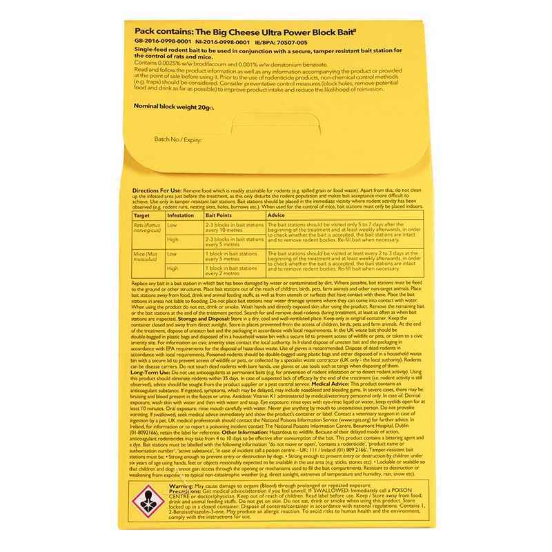 Ultra Power Block Bait Rodent Kill 6x20g