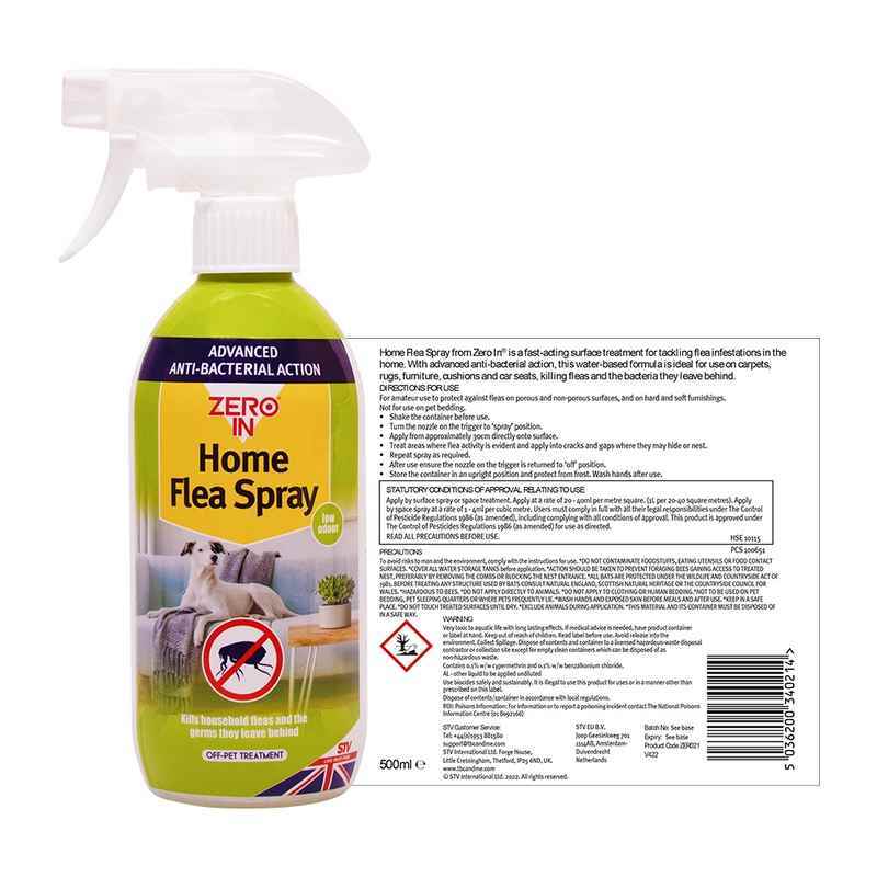 Zero In Home Flea Spray RTU 500 ml