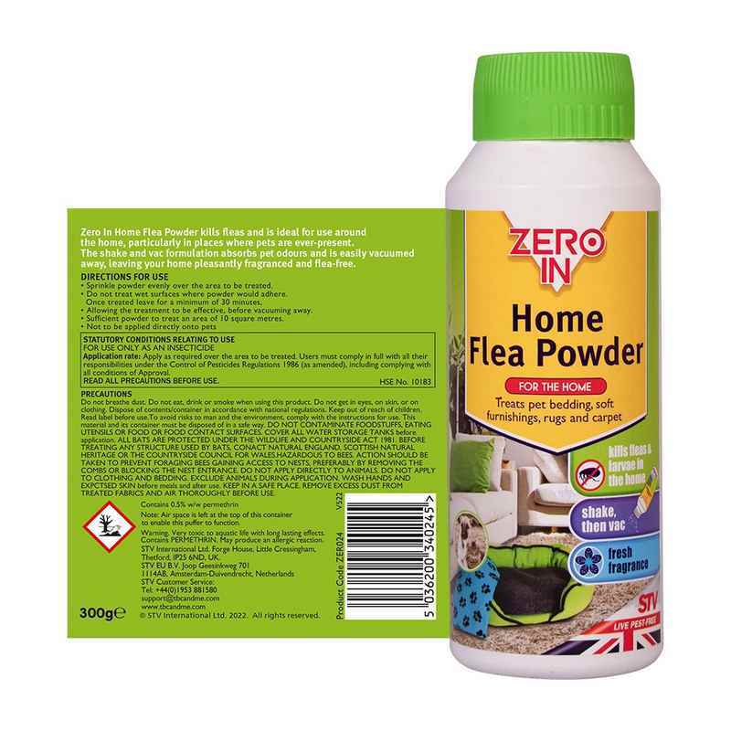 Zero In Home Flea Powder 300 g