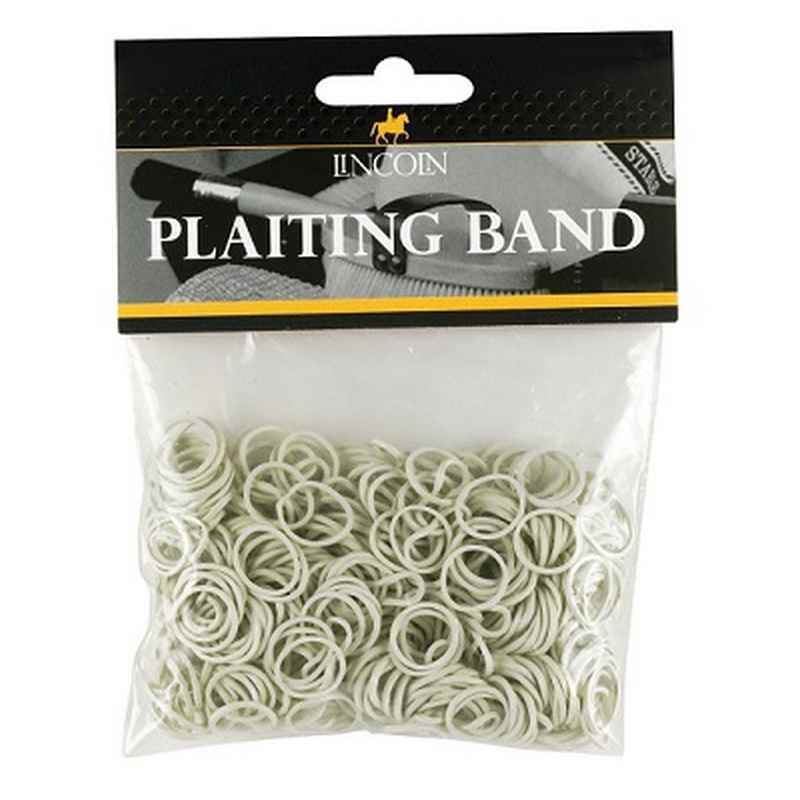 Lincoln Plaiting Bands 500s White 500 g