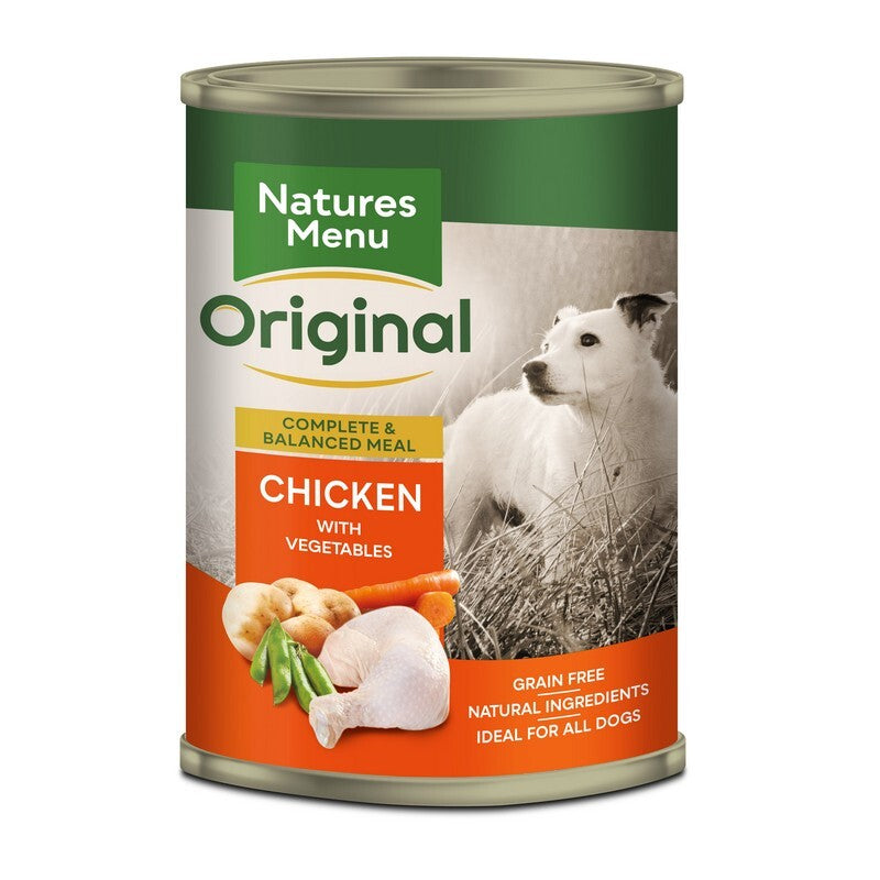 N/Menu Dog Tins Chicken & Veg 12x400g