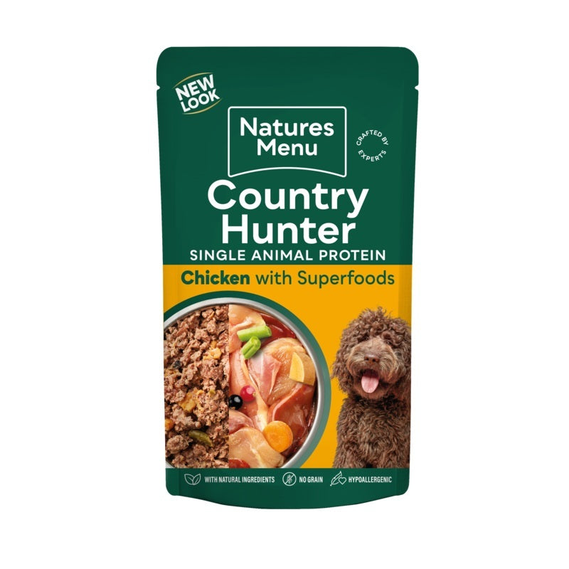 N/Menu Ctry Hunter Dog Pch Chick150gx6x3