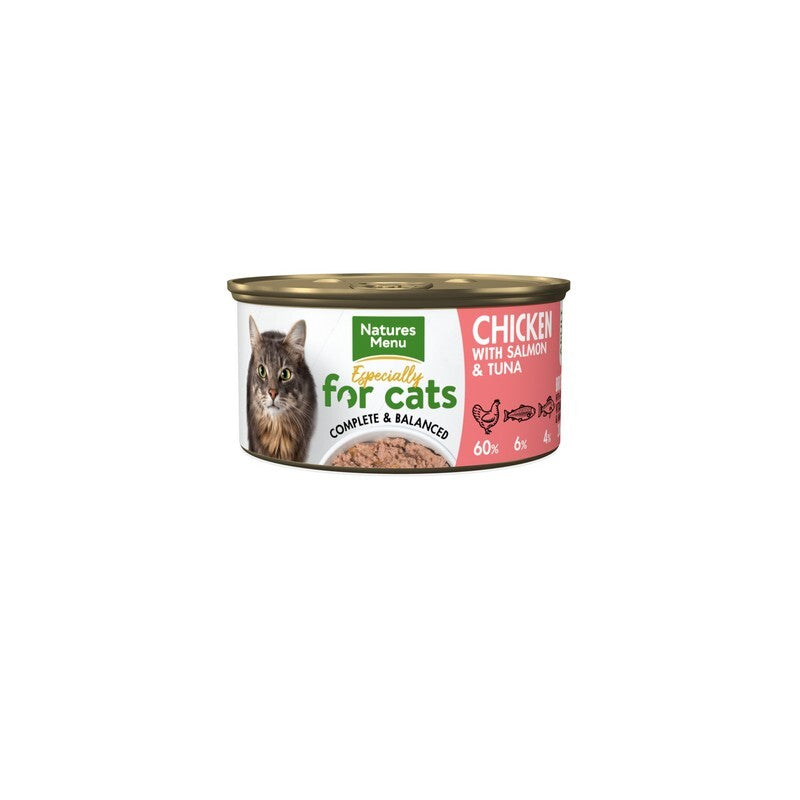 N/Menu Cat Chick Salmon&Tuna Tins 18x85g