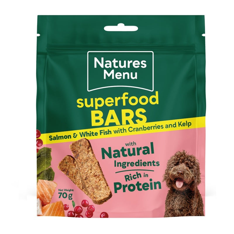 N/Menu Superfood Bars Sal&Fish 9x70g