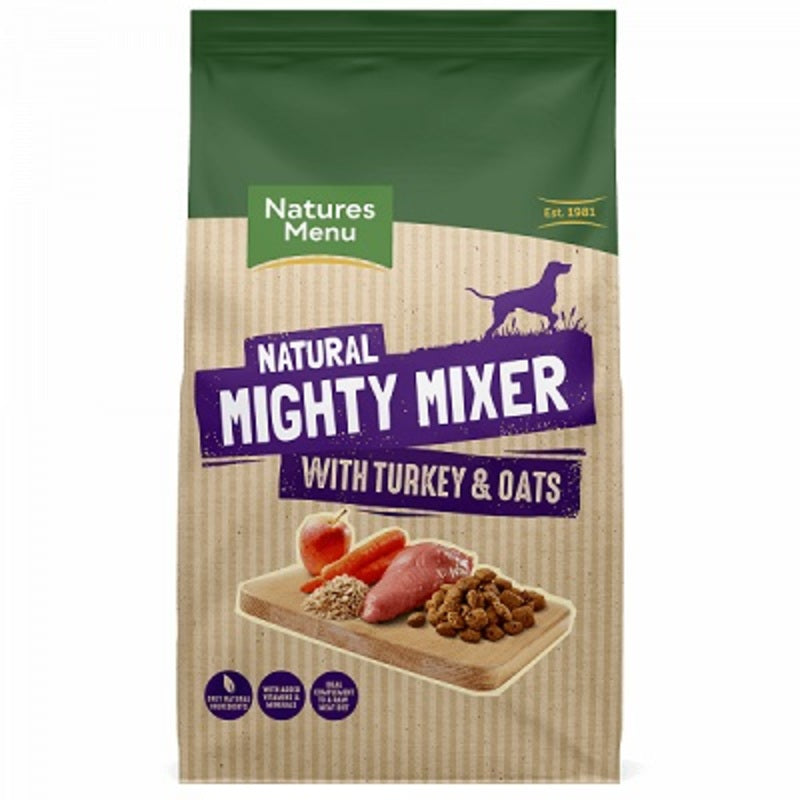 N/Menu Mighty Mixer Turkey & Oats 5x2kg