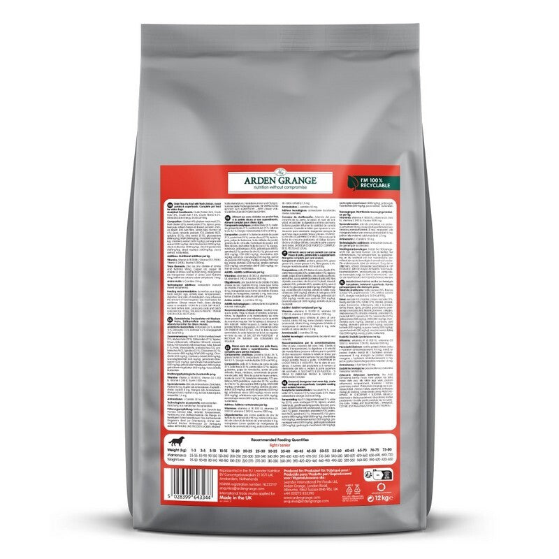 Arden Grange Light Chick&Superfood 12 kg