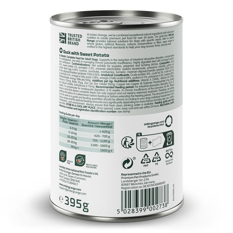 Arden Grange Dog VetCare Gastro 395gx6